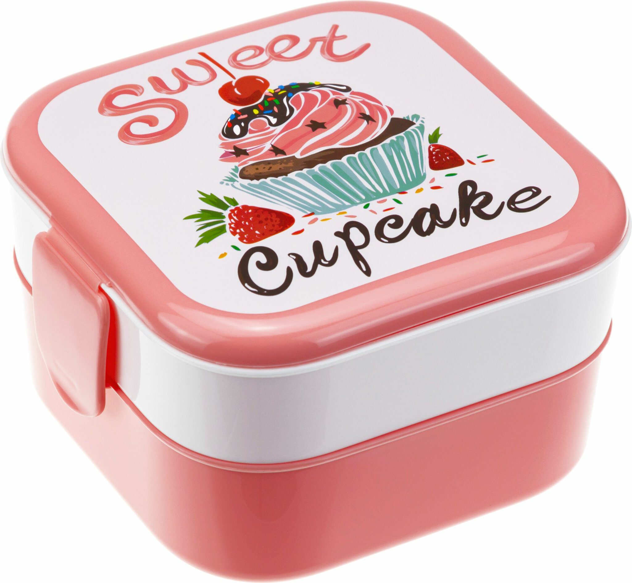 Контейнер пластиковый для обеда IDEA Капкейки (М1232) купить в Мастак Контейнер пластиковый для обеда IDEA Капкейки (М1232) купить в сети строительных магазинов Мастак