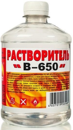 Растворитель ВЕРШИНА 650 0 Растворитель ВЕРШИНА 650 0