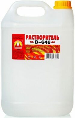 Растворитель ВЕРШИНА 646 5 л купить в сети строительных магазинов Мастак