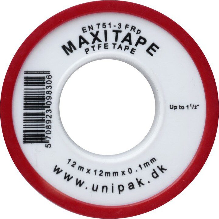 Фум-лента UNIPAK Maxitape 12 мм х 13 Фум-лента UNIPAK Maxitape 12 мм х 13