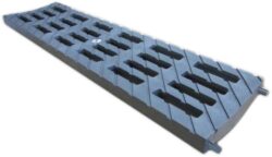 Решетка Medium B-125 пластиковая (металлик) ECOTECK (ДИ 02317000) купить в сети строительных магазинов Мастак