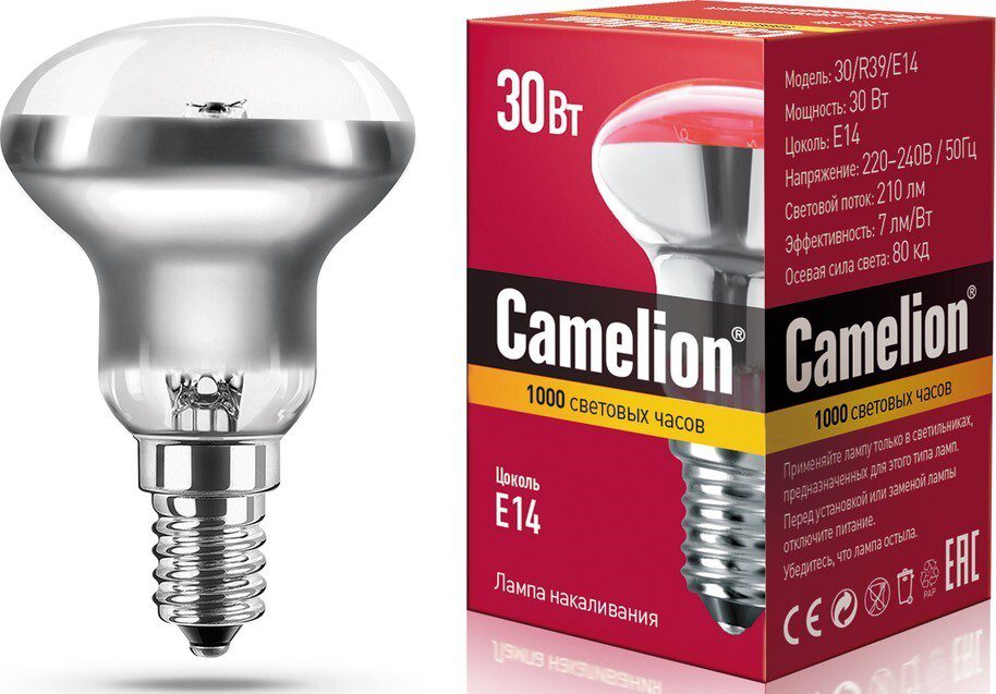 Лампа накаливания E14 30 Вт CAMELION MIC 2700К купить в Мастак Лампа накаливания E14 30 Вт CAMELION MIC 2700К купить в сети строительных магазинов Мастак