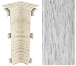 Уголок для плинтуса внутренний VOX Esquero 622 дуб белый 2 штуки купить в сети строительных магазинов Мастак