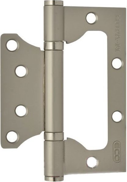 Петля дверная бабочка накладная 75х100 мм НОРА-М 800-4 BB FHP-ECO матовый никель купить в Мастак Петля дверная бабочка накладная 75х100 мм НОРА-М 800-4 BB FHP-ECO матовый никель купить в сети строительных магазинов Мастак