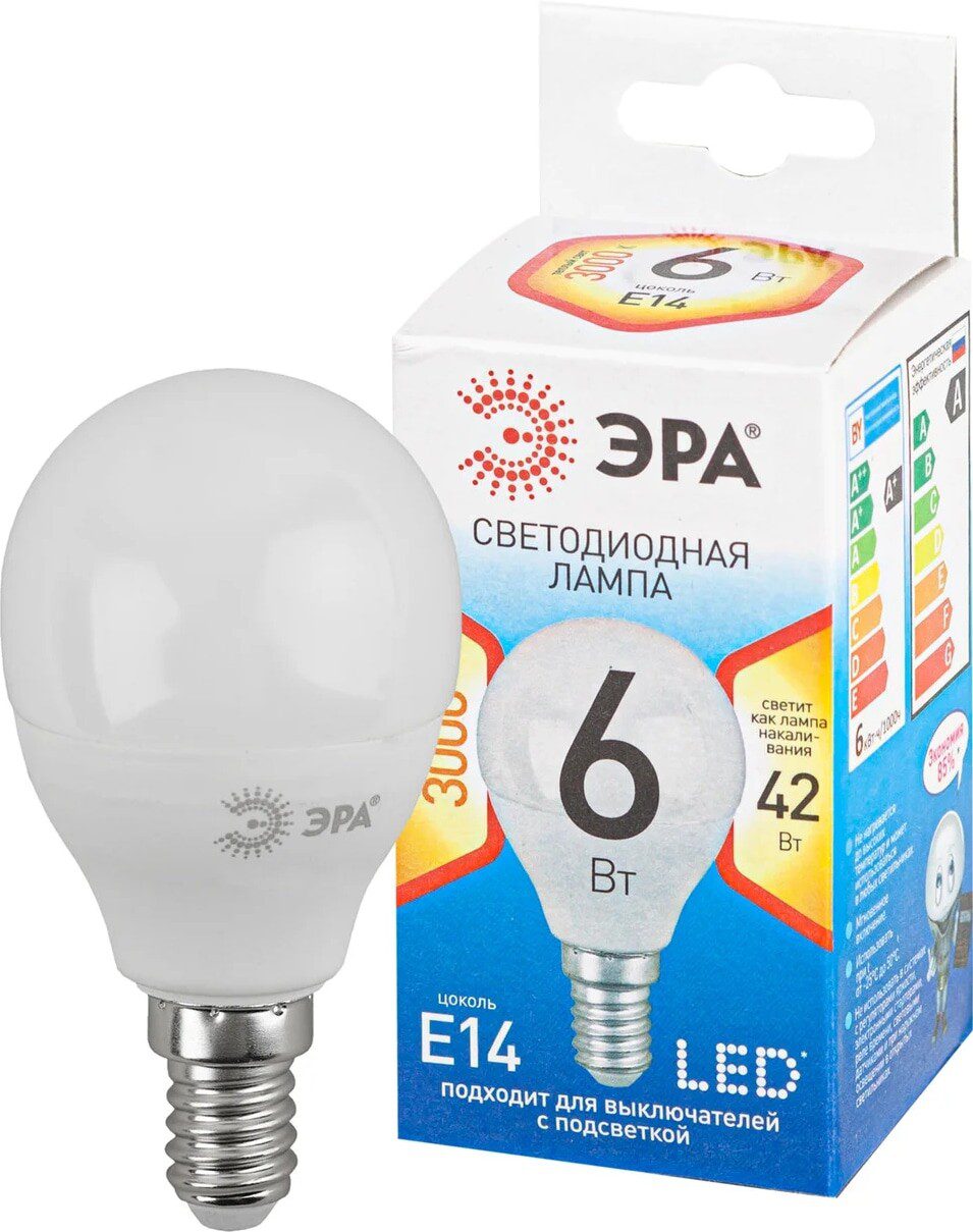 Лампа светодиодная E14 ЭРА QX P45 6 Вт 3000K купить в Мастак Лампа светодиодная E14 ЭРА QX P45 6 Вт 3000K купить в сети строительных магазинов Мастак