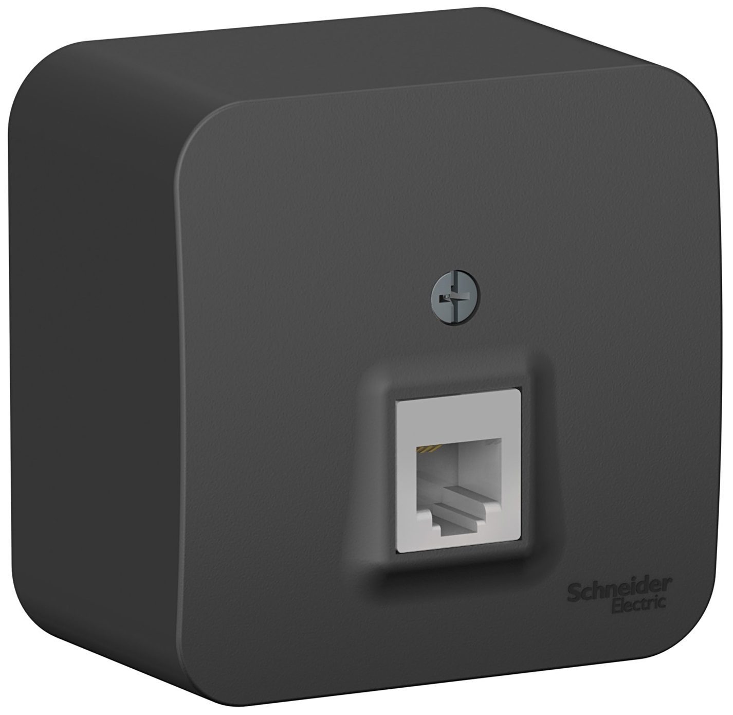 Розетка телефонная SCHNEIDER ELECTRIC Blanca антрацит (BLNIA011006) купить в Мастак Розетка телефонная SCHNEIDER ELECTRIC Blanca антрацит (BLNIA011006) купить в сети строительных магазинов Мастак