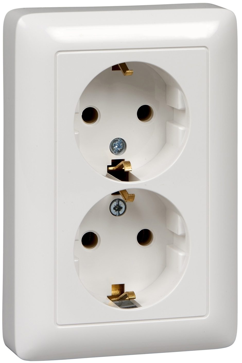 Розетка двойная скрытая с заземлением SCHNEIDER ELECTRIC Хит белая (RS16-236-B) купить в Мастак Розетка двойная скрытая с заземлением SCHNEIDER ELECTRIC Хит белая (RS16-236-B) купить в сети строительных магазинов Мастак