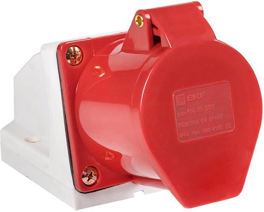 Розетка силовая 16А 380В 3Р+РЕ IP44 EKF PROxima 114 (ps-114-16-380) купить в Мастак Розетка силовая 16А 380В 3Р+РЕ IP44 EKF PROxima 114 (ps-114-16-380) купить в сети строительных магазинов Мастак