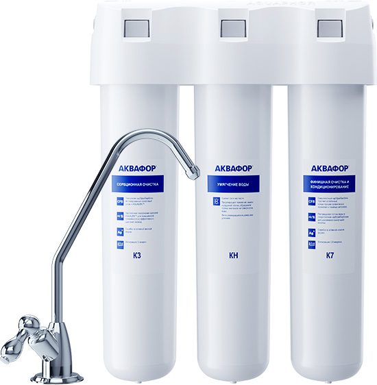 Фильтр проточный многоступенчатый АКВАФОР Кристалл Н (исп.2) купить в Мастак Фильтр проточный многоступенчатый АКВАФОР Кристалл Н (исп.2) купить в сети строительных магазинов Мастак