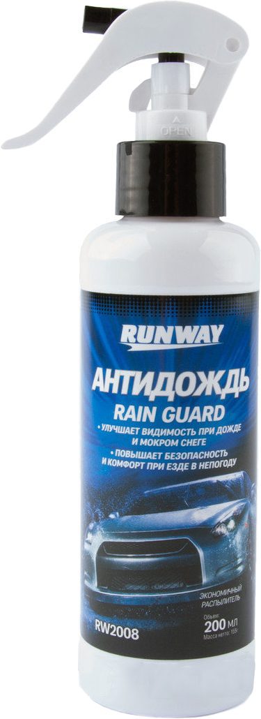 Антидождь RUNWAY 200 мл (RW2008) купить в Мастак Антидождь RUNWAY 200 мл (RW2008) купить в сети строительных магазинов Мастак
