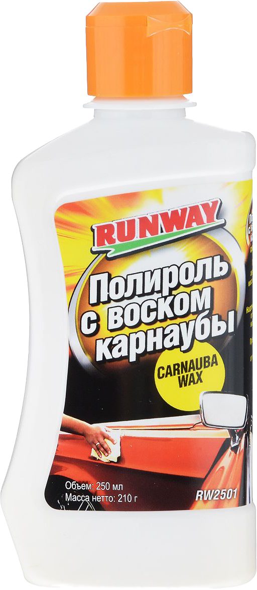 Полироль RUNWAY Carnauba Wax 250 мл (RW2501) купить в Мастак Полироль RUNWAY Carnauba Wax 250 мл (RW2501) купить в сети строительных магазинов Мастак