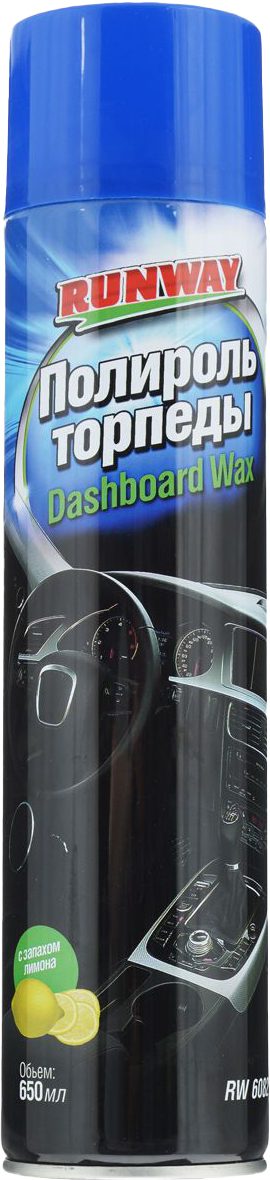 Полироль приборной панели RUNWAY 650 мл (RW6082) купить в Мастак Полироль приборной панели RUNWAY 650 мл (RW6082) купить в сети строительных магазинов Мастак