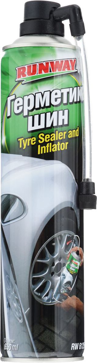 Герметик для шин RUNWAY 650 мл (RW6125) купить в Мастак Герметик для шин RUNWAY 650 мл (RW6125) купить в сети строительных магазинов Мастак