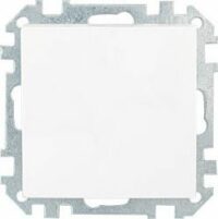 Выключатель одноклавишный скрытый BYLECTRICA Стиль белый (С1 10-525) купить в сети строительных магазинов Мастак