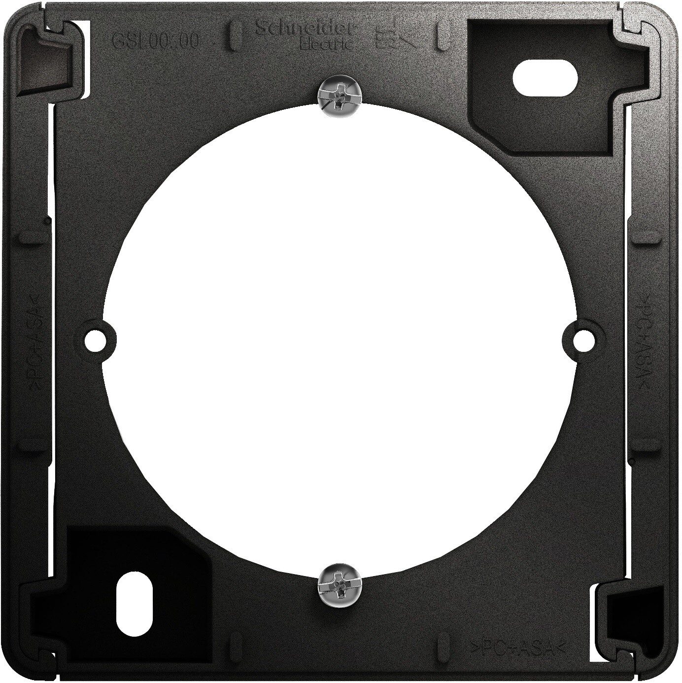 Подрозетник ОП 83х83х40 мм SCHNEIDER ELECTRIC Glossa антрацит (GSL000700) купить в Мастак Подрозетник ОП 83х83х40 мм SCHNEIDER ELECTRIC Glossa антрацит (GSL000700) купить в сети строительных магазинов Мастак