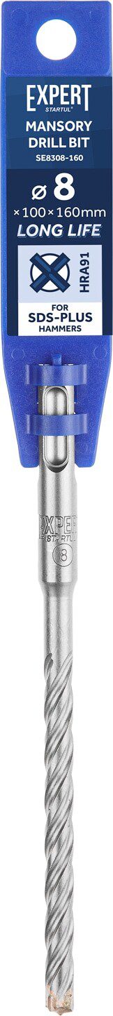 Бур (сверло) SDS-plus 8х100х160 мм STARTUL Expert (SE8308-160) купить в сети строительных магазинов Мастак