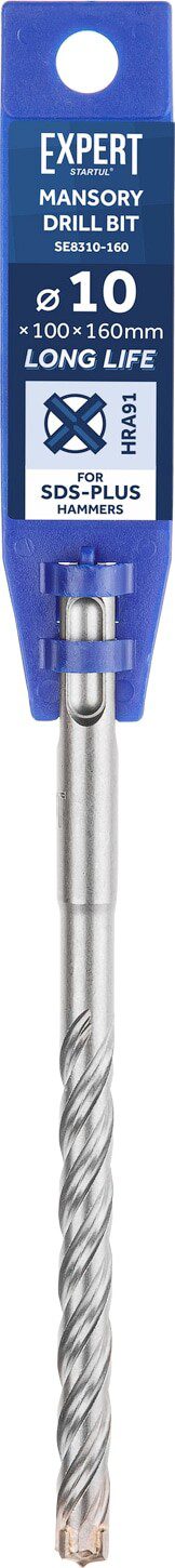 Бур (сверло) SDS-plus 10х100х160 мм STARTUL Expert (SE8310-160) купить в сети строительных магазинов Мастак