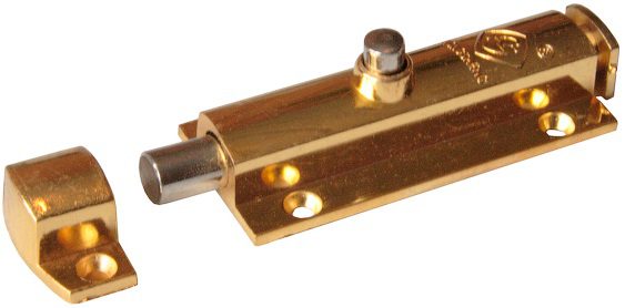 Задвижка мебельная автоматическая STARFIX золото (SMF-2736) купить в Мастак Задвижка мебельная автоматическая STARFIX золото (SMF-2736) купить в сети строительных магазинов Мастак