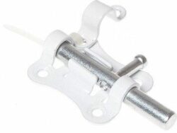 Шпингалет 40 мм белый STARFIX (SMP-76607-1) купить в сети строительных магазинов Мастак