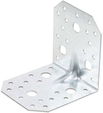 Уголок крепежный усиленный 90х100х100 мм С белый цинк STARFIX (SMP-79585-1) купить в Мастак Уголок крепежный усиленный 90х100х100 мм С белый цинк STARFIX (SMP-79585-1) купить в сети строительных магазинов Мастак