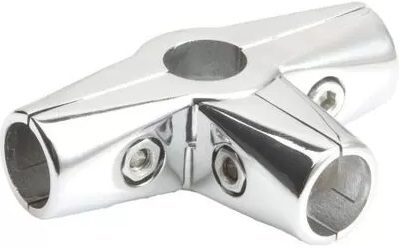 Соединитель для 4-х труб AKS 562 S-T d25 мм алюминий блеск (30295) купить в Мастак Соединитель для 4-х труб AKS 562 S-T d25 мм алюминий блеск (30295) купить в сети строительных магазинов Мастак