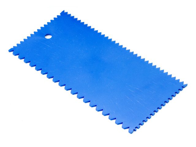 Шпатель пластмассовый зубчатый STARTUL Master 101 x 202мм STARTUL Master (ST1141) купить в Мастак Шпатель пластмассовый зубчатый STARTUL Master 101 x 202мм STARTUL Master (ST1141) купить в сети строительных магазинов Мастак