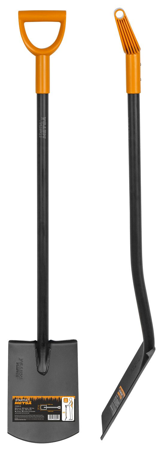 Лопата штыковая STARTUL Metsa с закругленным лезвием (ST6080-05) купить в Мастак Лопата штыковая STARTUL Metsa с закругленным лезвием (ST6080-05) купить в сети строительных магазинов Мастак