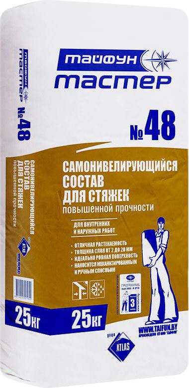 Самонивелир цементный ТАЙФУН Мастер №48 25 кг купить в Мастак Самонивелир цементный ТАЙФУН Мастер №48 25 кг купить в сети строительных магазинов Мастак