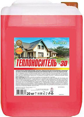 Теплоноситель ECOTHERM (-30С) 20 кг купить в Мастак Теплоноситель ECOTHERM (-30С) 20 кг купить в сети строительных магазинов Мастак