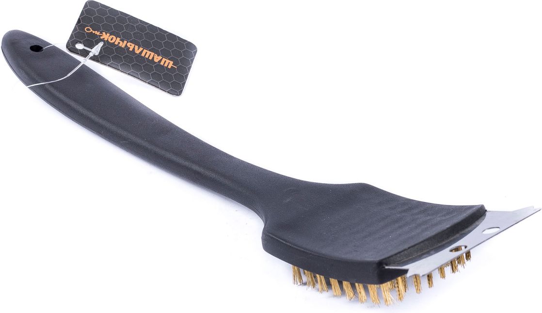 Щетка для гриля металлическая ШАШЛЫЧОК 30 см (666006) купить в Мастак Щетка для гриля металлическая ШАШЛЫЧОК 30 см (666006) купить в сети строительных магазинов Мастак