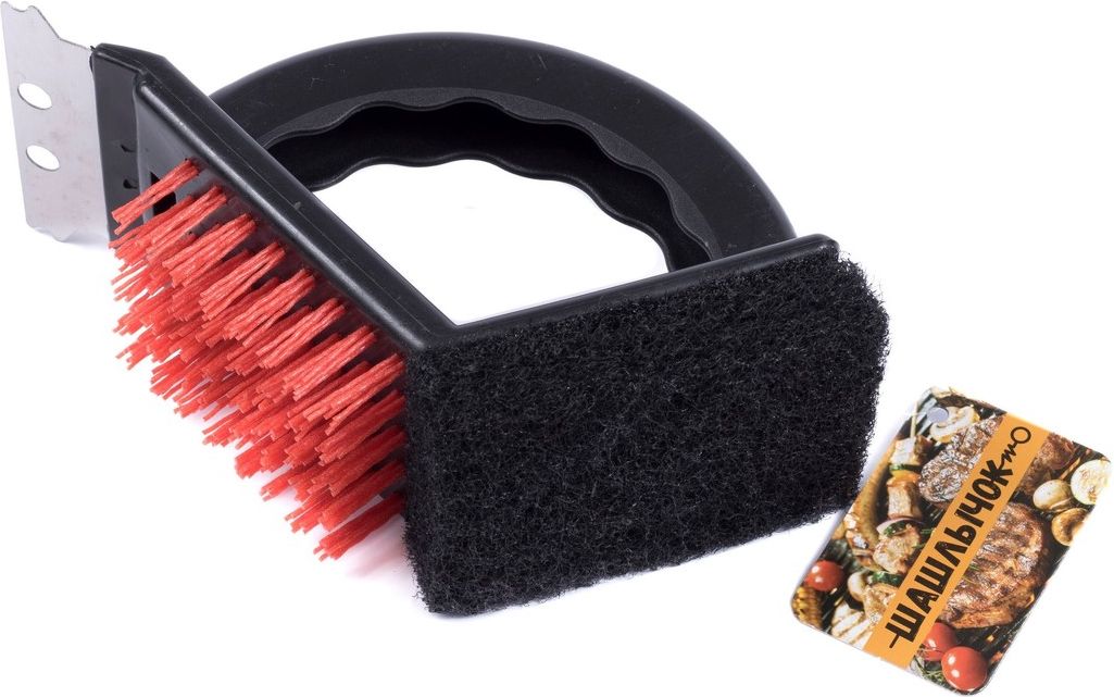 Щетка для гриля металлическая ШАШЛЫЧОК (666001CN) купить в Мастак Щетка для гриля металлическая ШАШЛЫЧОК (666001CN) купить в сети строительных магазинов Мастак