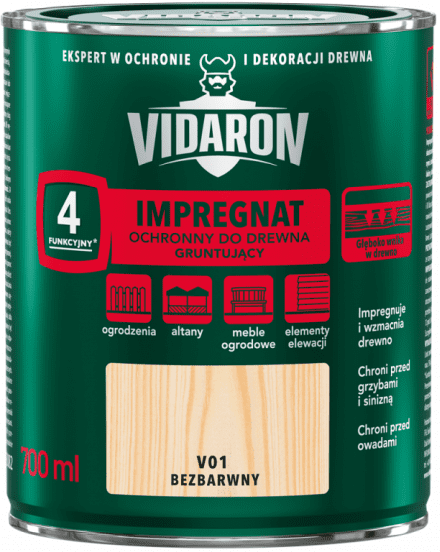 Пропитка VIDARON Impregnat V01 Бесцветный 0 Пропитка VIDARON Impregnat V01 Бесцветный 0