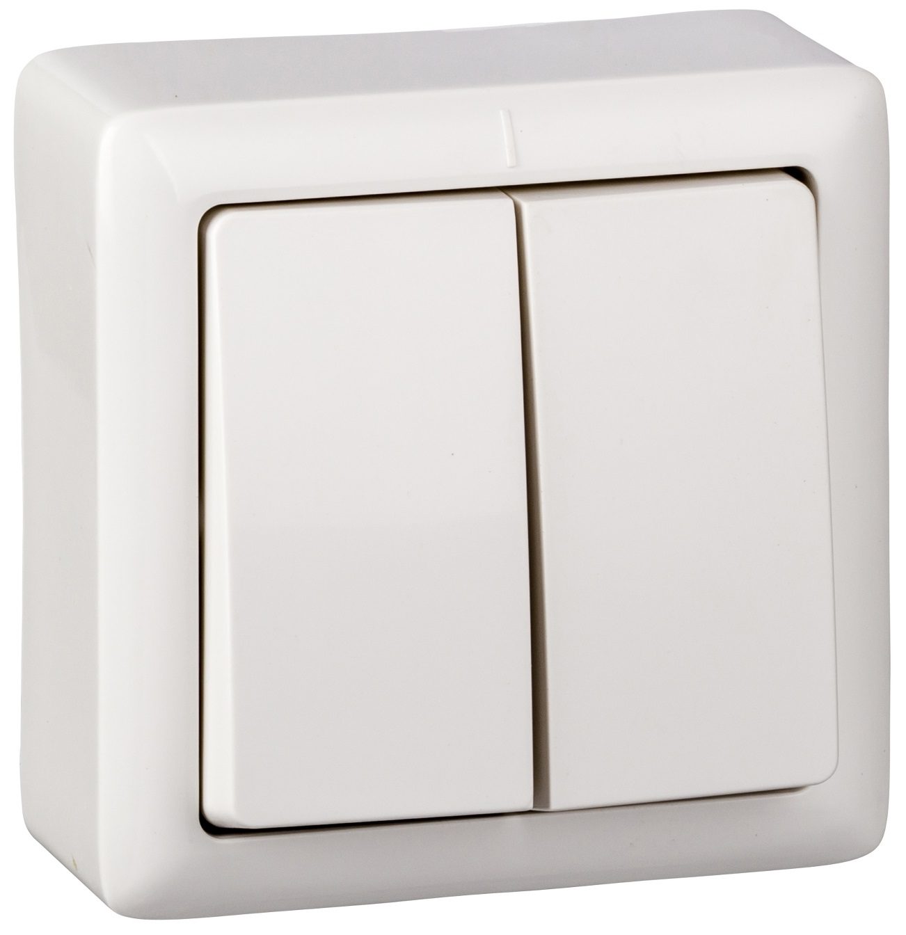 Выключатель двухклавишный наружный SCHNEIDER ELECTRIC Хит белый (VA56-232-B) купить в Мастак Выключатель двухклавишный наружный SCHNEIDER ELECTRIC Хит белый (VA56-232-B) купить в сети строительных магазинов Мастак