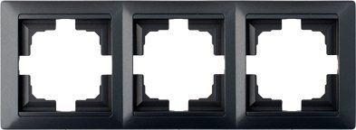 Рамка трехместная BYLECTRICA Стиль графит (ЮЛИГ.735212.216гр) купить в Мастак Рамка трехместная BYLECTRICA Стиль графит (ЮЛИГ.735212.216гр) купить в сети строительных магазинов Мастак