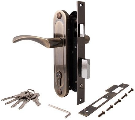 Замок врезной цилиндровый AVERS 1223/60-AB бронза (00028072) купить в Мастак Замок врезной цилиндровый AVERS 1223/60-AB бронза (00028072) купить в сети строительных магазинов Мастак