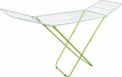 Сушилка для белья напольная PERFECTO LINEA Bona бело-зеленая (46-011821) купить в сети строительных магазинов Мастак