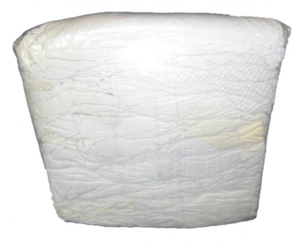 Ветошь обтирочная белая хлопчатобумажная 10 кг