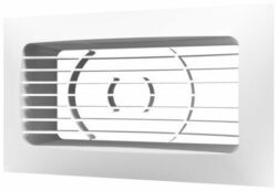 Решетка торцевая 140х85 с фланцем 55х110 ЭРА 511РСФ купить в сети строительных магазинов Мастак