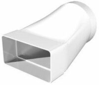 Переходник плоский-круглый 60х120/d100 ЭРА 612СП10КП купить в сети строительных магазинов Мастак