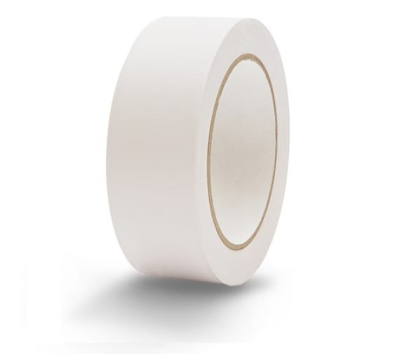 96143802 Лента ПВХ штукат. 38ммx33м, бел. рифлен. UV14 толщ. 0,15мк