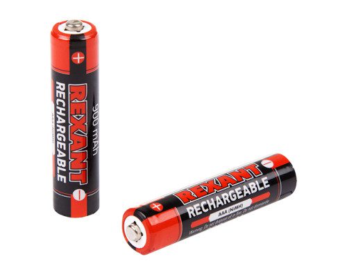 Аккумулятор тип AAA "мизинчиковый" 1.2В 900мАч "REXANT" блистер 2 шт