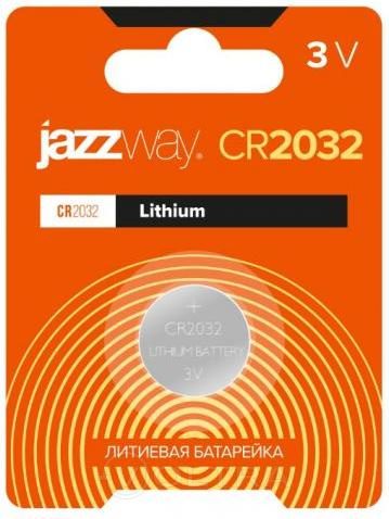 Батарейка CR2032 3V lithium 1шт. JAZZWAY