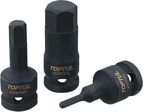 Бита ударная 1/2" 19 мм шестигранная TOPTUL (KADH1619) купить в Мастак Бита ударная 1/2" 19 мм шестигранная TOPTUL (KADH1619) купить в сети строительных магазинов Мастак