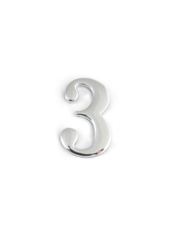 Цифра дверная Apecs DN-01-3-Z-CR