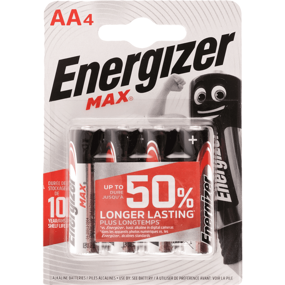 Элемент питания ENERGIZER Max Plus Alk AA LR6 BP4