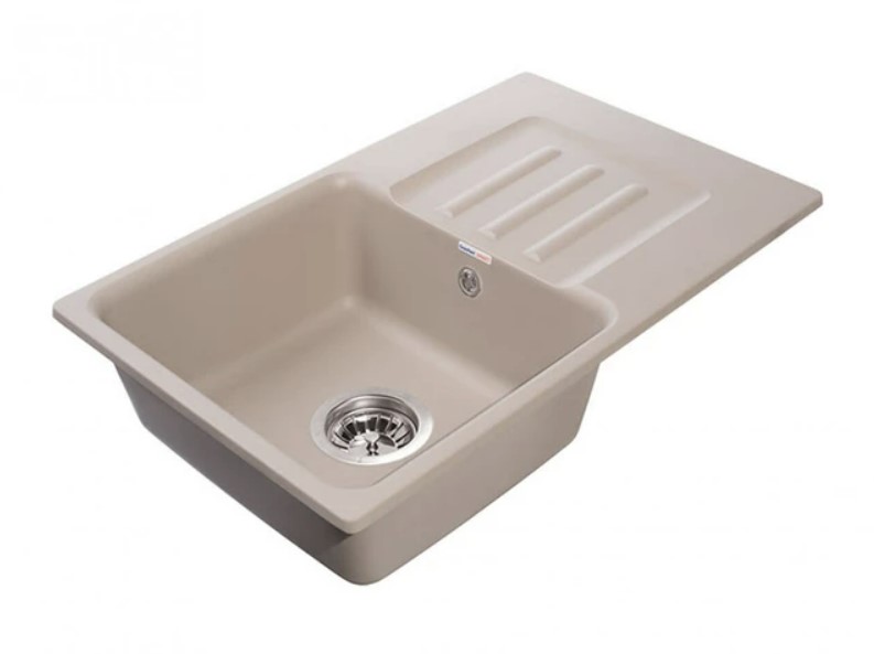 GranFest SMART Мойка мрамор чаша+ кр. 680х430 мм песок арт. GF-SM-680L