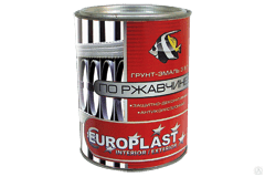 Грунт-эмаль по ржавчине "EUROCLASS" черная 1,9 кг