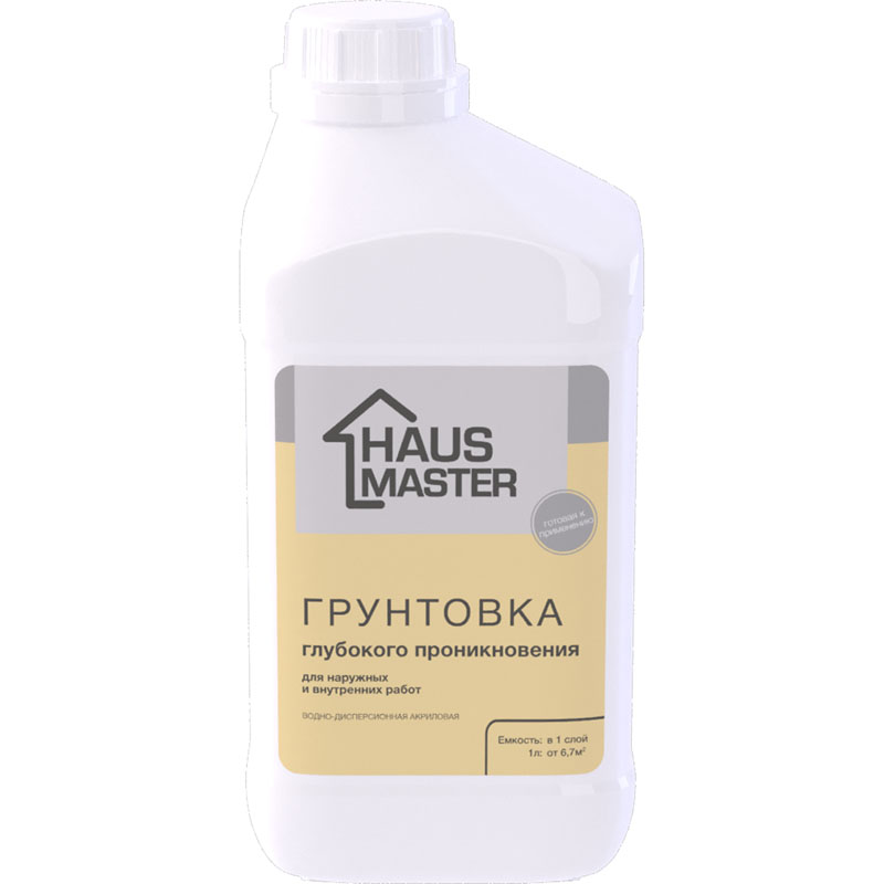 Грунтовка HAUS MASTER концентрат 1л (1,0 кг)
