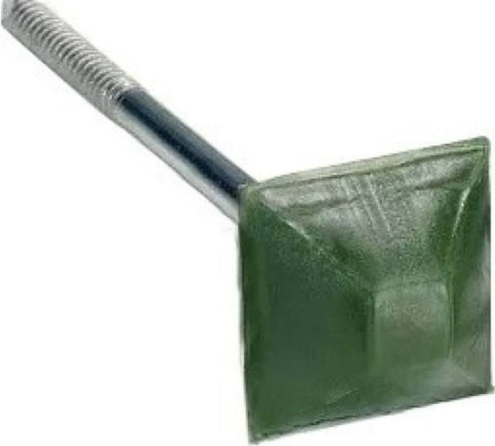 Гвоздь для битумного еврошифера 2.5х70 зеленый квадратный (100 шт в упак)