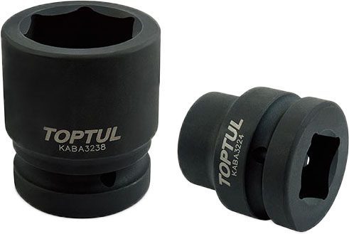 Головка ударная 1" 30 мм 6 граней TOPTUL (KABA3230) купить в Мастак Головка ударная 1" 30 мм 6 граней TOPTUL (KABA3230) купить в сети строительных магазинов Мастак